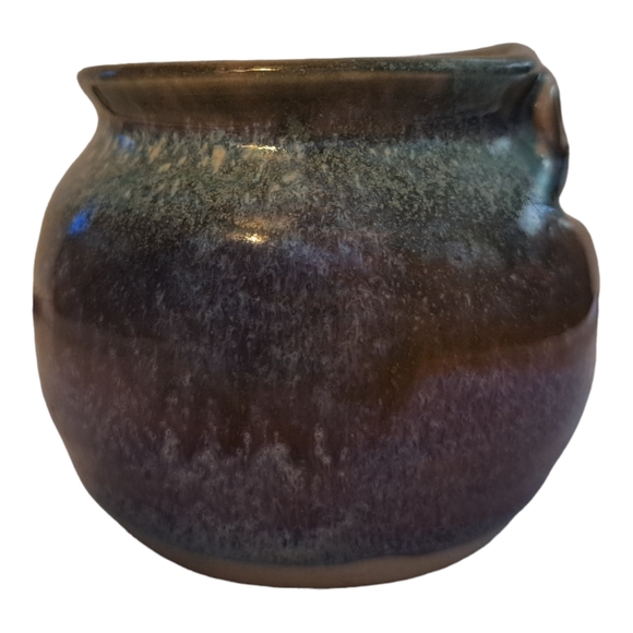 Art Pottery Egg Separator Face Cup - Picture 5 of 8